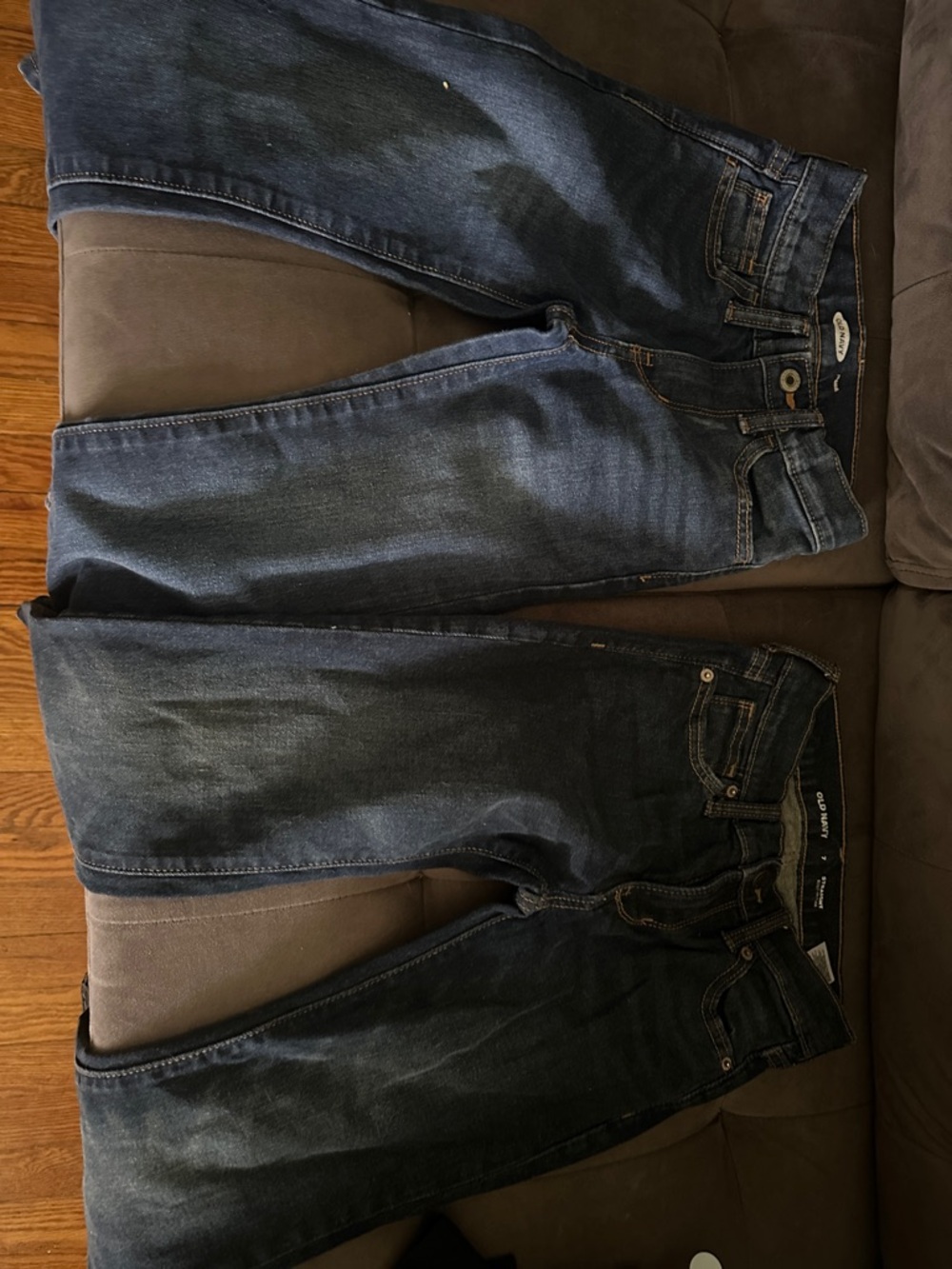 Old Navy Dark Blue Kids Jeans - Straight Leg Denim